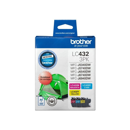 Brother Lc432 Cmy Colour Pack