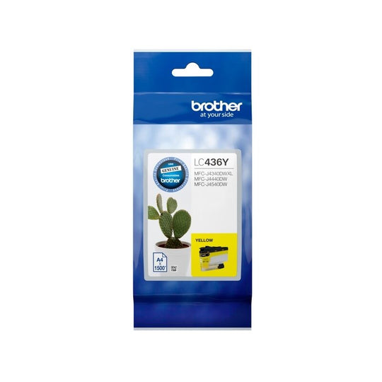 Brother Lc436y Yellow Ink Cartridge