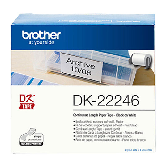 Brother Dk22246 White Roll