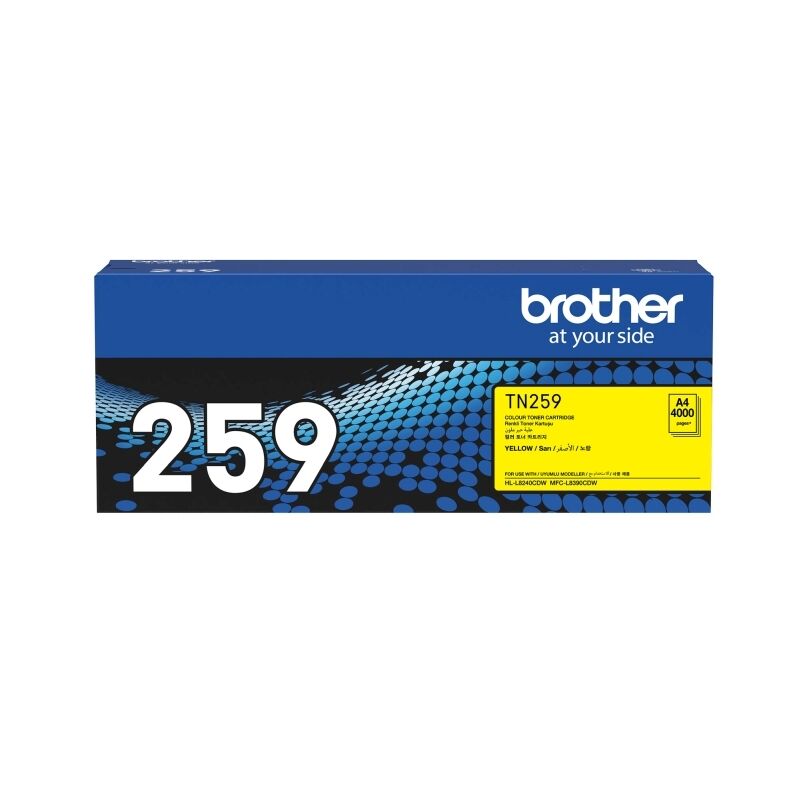 Brother Tn259 Yellow Toner Cartridge