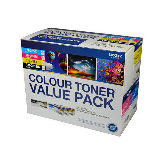 Brother Tn25x Colour Value 4 Pack