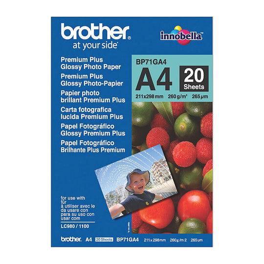 Brother Bp71ga4 Glossy Paper