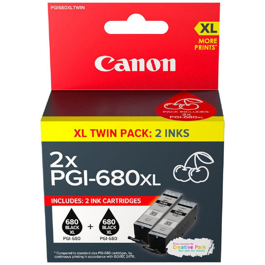 Canon PGI680XL Blk Ink Twin Pk