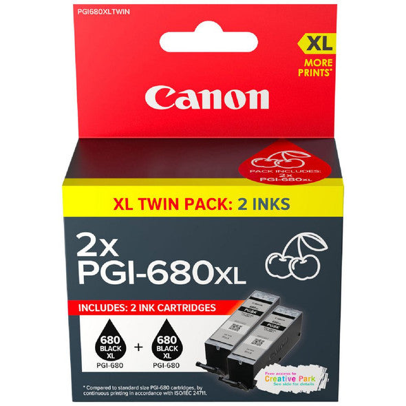 Canon PGI680XL Blk Ink Twin Pk