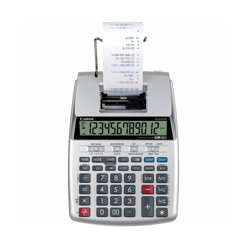 Canon P23dtscii Calculator