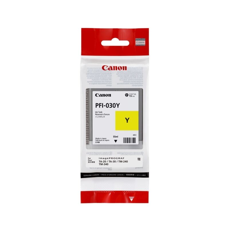 Canon Pfi030 Yellow Ink