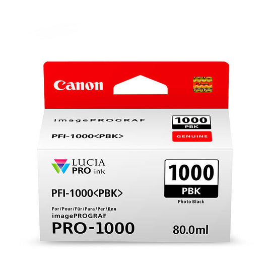Canon PFI1000 Ph Black Ink Cart