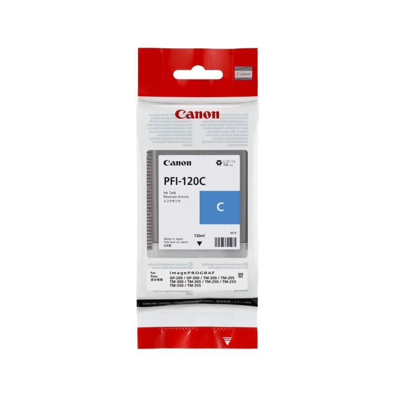 Compatible Canon PFI-120 Cyan Ink Cartridge