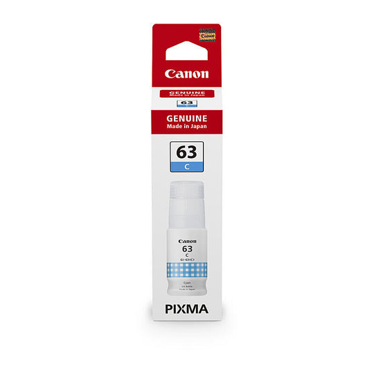 Canon Gi63 Cyan Ink Bottle