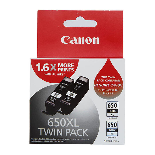 Canon Pgi650xl Black Ink Twin Pack