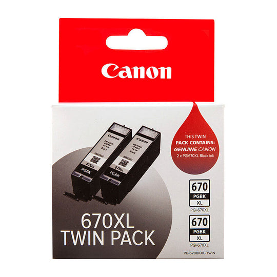 Canon Pgi670xl Black Ink Twin Pack