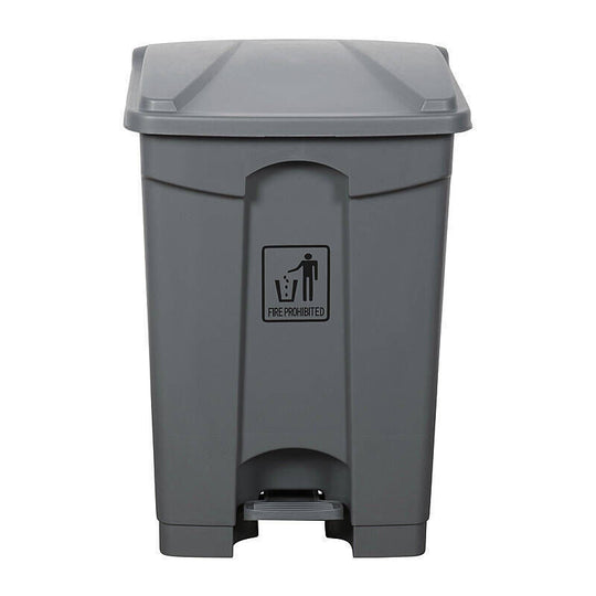 Cleanlink Rubbish Bin with Pedal 45L Grey