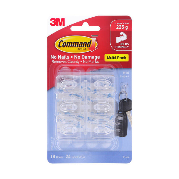 Command Hook17006clr Mini Pack Of 6 Box Of 6