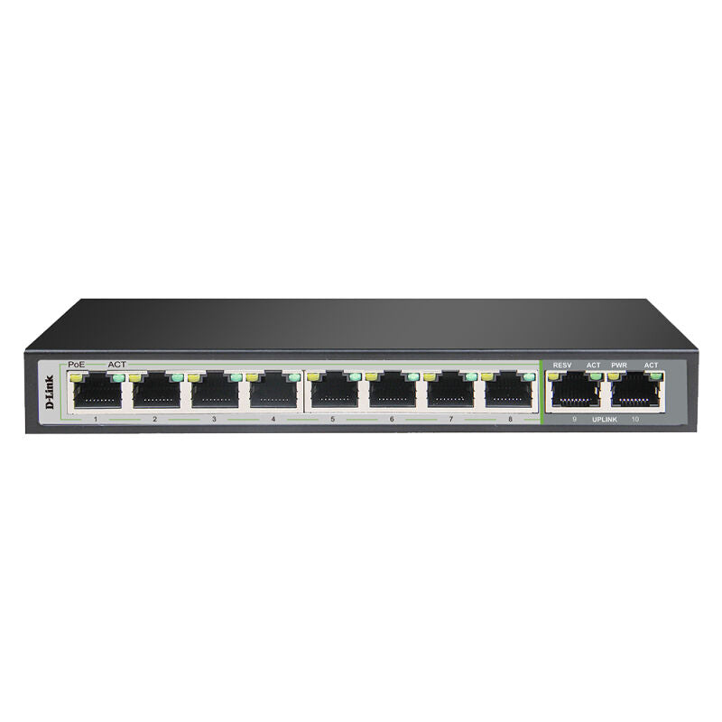 D-Link 10 Port Gigabit Poe Swh