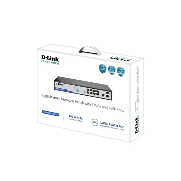 D-Link Dgs-F1210-10ps-E Switch
