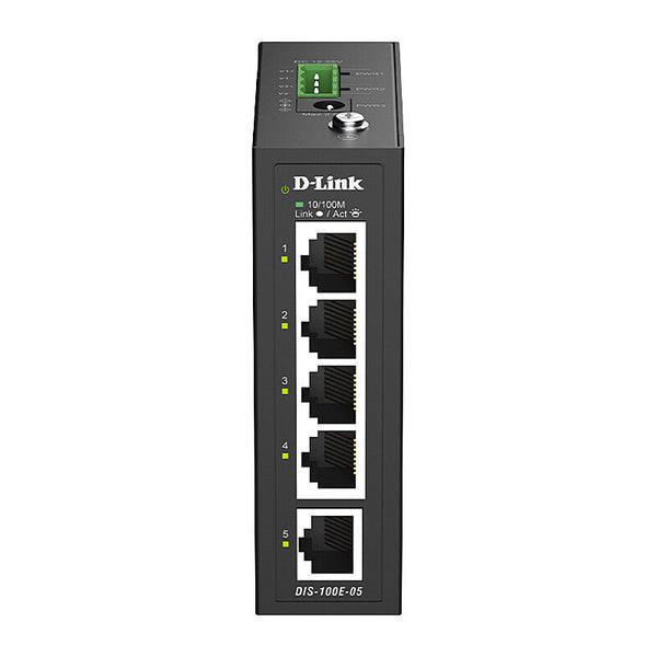 D-Link 5Port Industrial Switch With 5 10/100BASET Ports Operating Temp