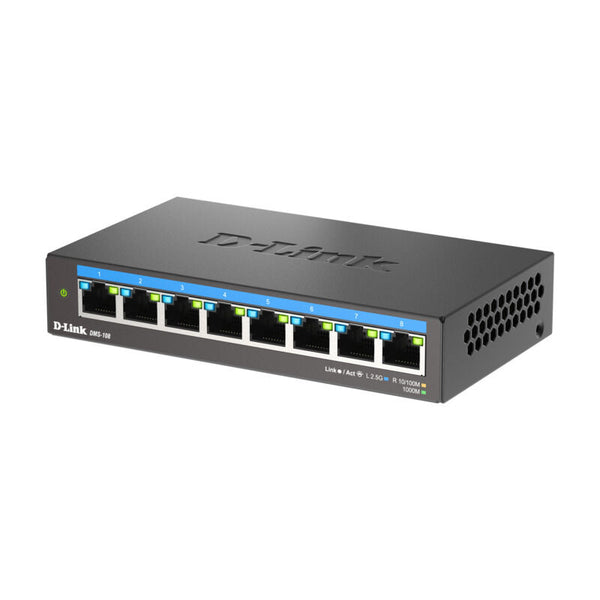 D-Link Dms-108 8-Port Multifunction-Gigabit Desktop Switch