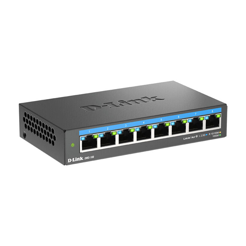 D-Link Dms-108 8-Port Multifunction-Gigabit Desktop Switch