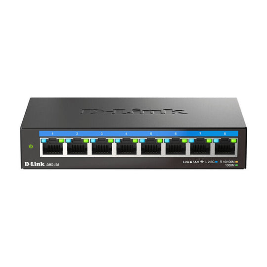 D-Link Dms-108 8-Port Multifunction-Gigabit Desktop Switch