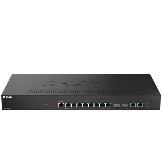 D-Link 12-Port Multifunction-Gigabit Smart Managed Switch With 8 2.5G