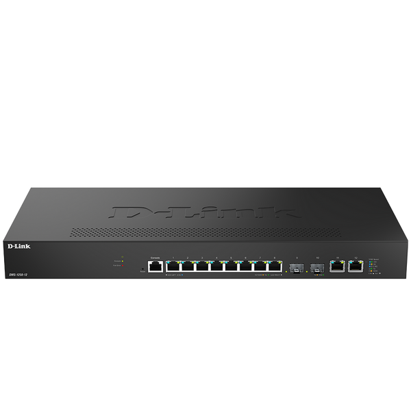 D-Link 12-Port Multifunction-Gigabit Smart Managed Switch With 8 2.5G