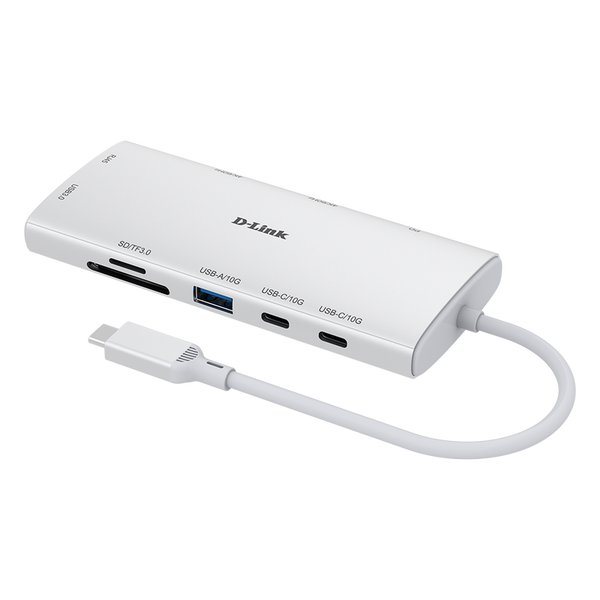 D-Link 10-in-1 USB-C Hub With Dual 4K HDMI Ports