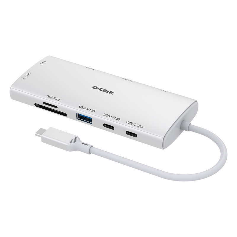D-Link 10-in-1 USB-C Hub With Dual 4K HDMI Ports