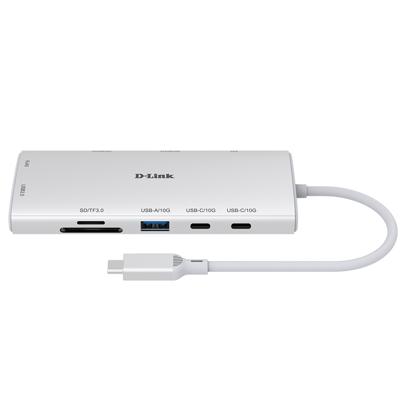D-Link 10-in-1 USB-C Hub With Dual 4K HDMI Ports