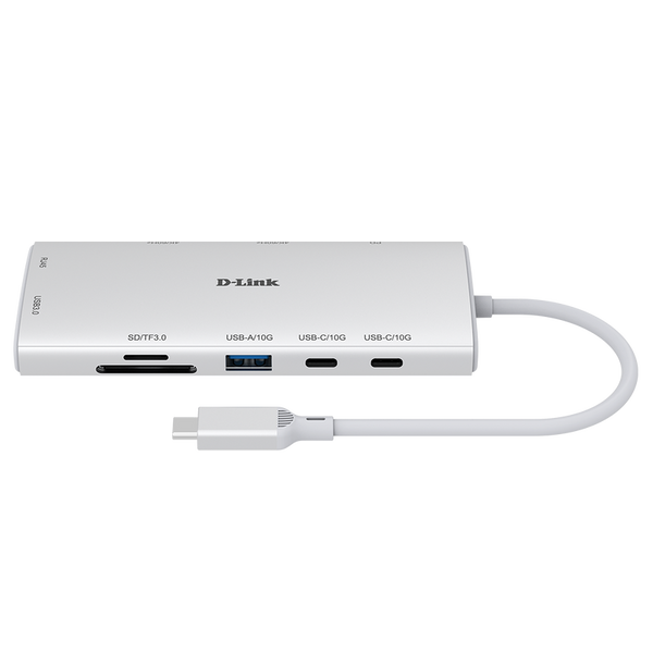 D-Link 10-in-1 USB-C Hub With Dual 4K HDMI Ports