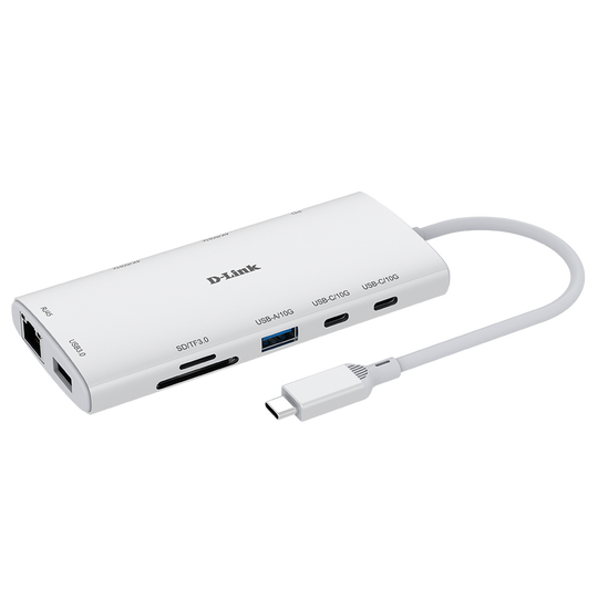 D-Link 10-in-1 USB-C Hub With Dual 4K HDMI Ports