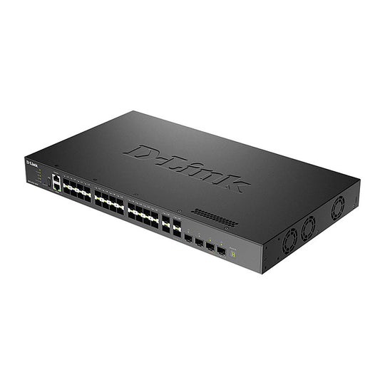Dlink 32-Port 10 Gigabit Layer 3 Stackable Managed Switch With 28 10Gb