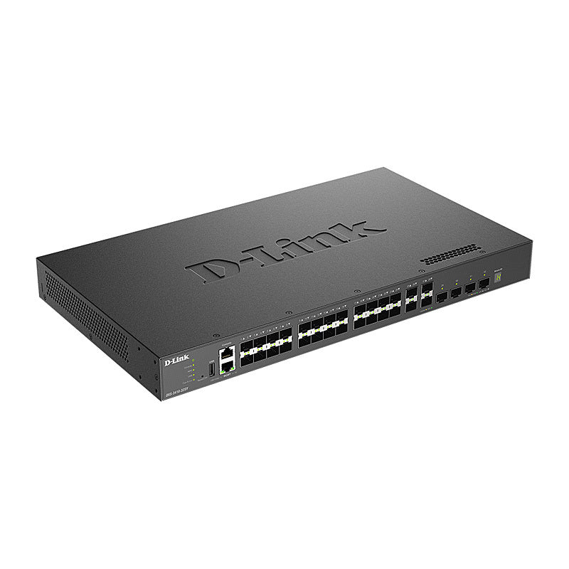 Dlink 32-Port 10 Gigabit Layer 3 Stackable Managed Switch With 28 10Gb