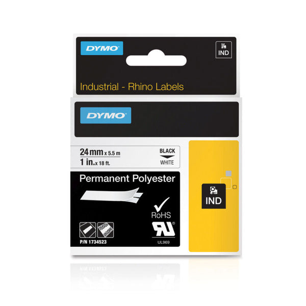 DYMO Rhino 24mm Permanent Poly Tape