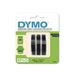 DYMO Emb Tape 3 Pack Black 9mm X 3m