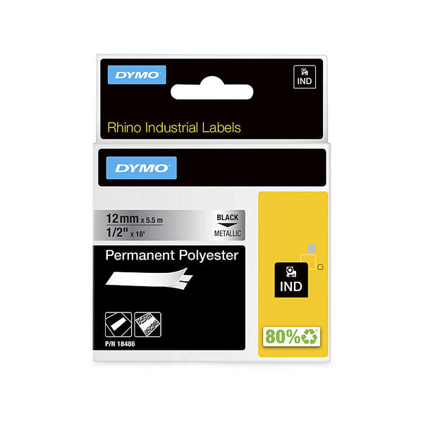 DYMO Rhino 19mm Permanent Poly Metl
