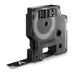 D1 Dur White On Black 12mm X 3m
