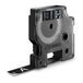 D1 Dur White On Black 12mm X 3m