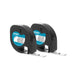 DYMO Letratag Plastape White Pack Of 2