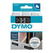 D1 White On Black 12mmx7m Tape