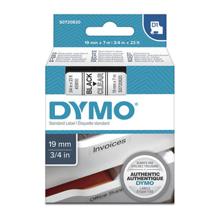 D1 Black On Colour 19mmx7m Tape
