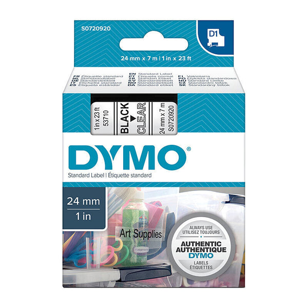D1 Black On Colour 24mmx7m Tape