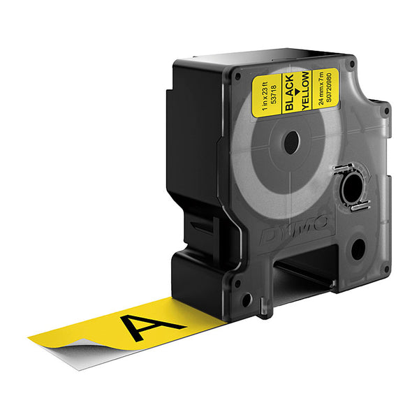D1 Black On Yellow 24mmx7m Tape