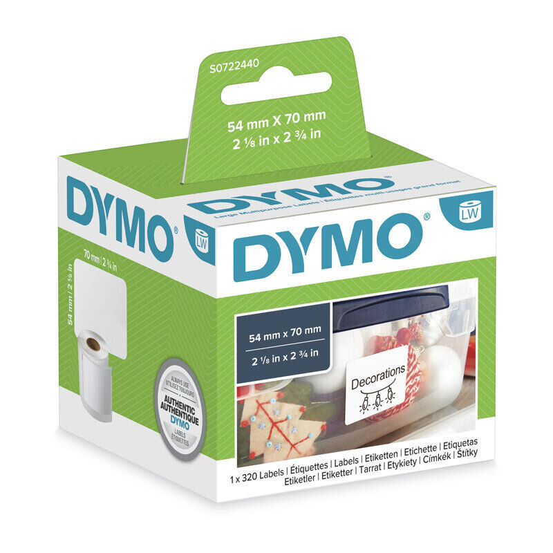 DYMO Lw Mp Label 54mm X 70mm