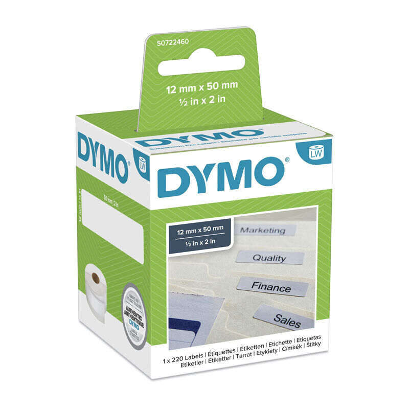 DYMO Lw File Label 12mm X 50mm