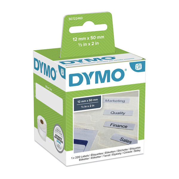 DYMO Lw File Label 12mm X 50mm