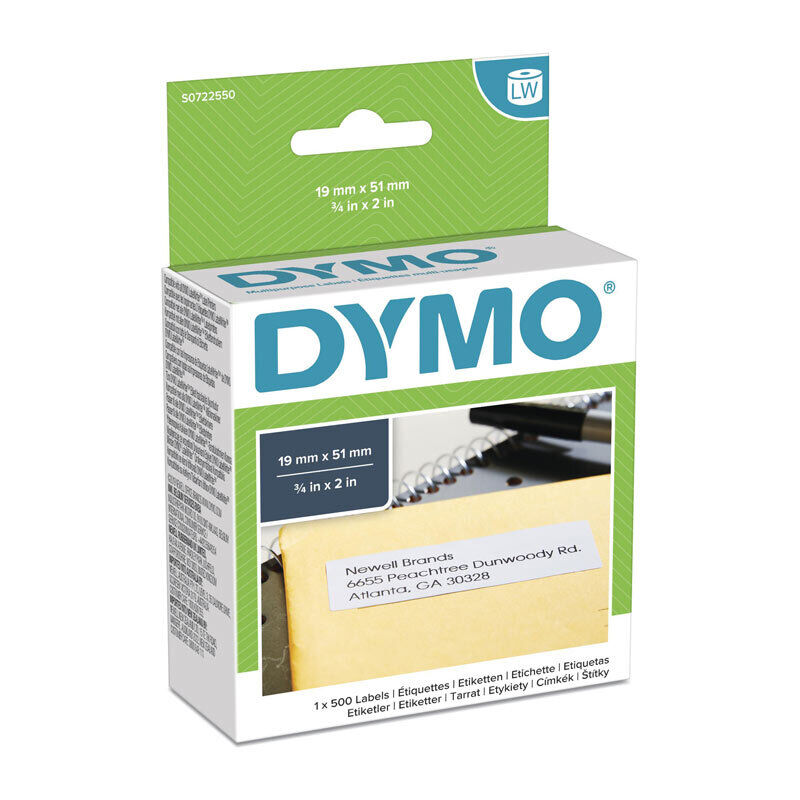 DYMO Lw 19mm X 51mm White