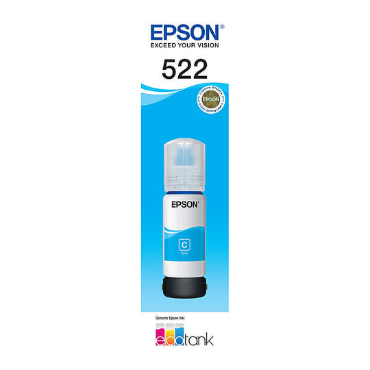 Epson T522 Cyan Ecotank Bottle