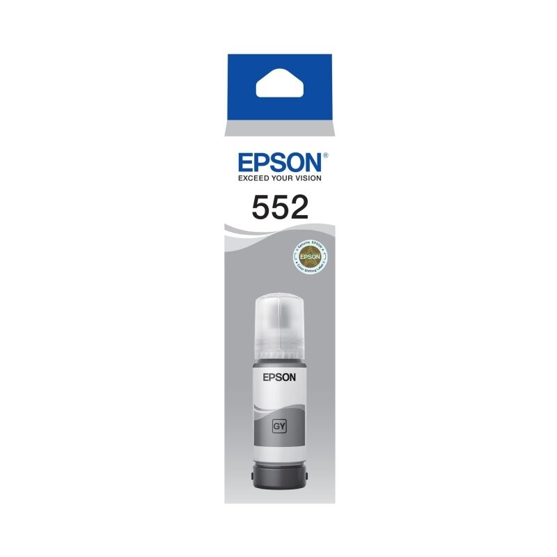 Compatible Epson T552 Grey EcoTank Ink Bottle