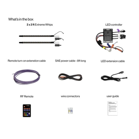 Ecoxgear Whip 2ft 2pk + Con