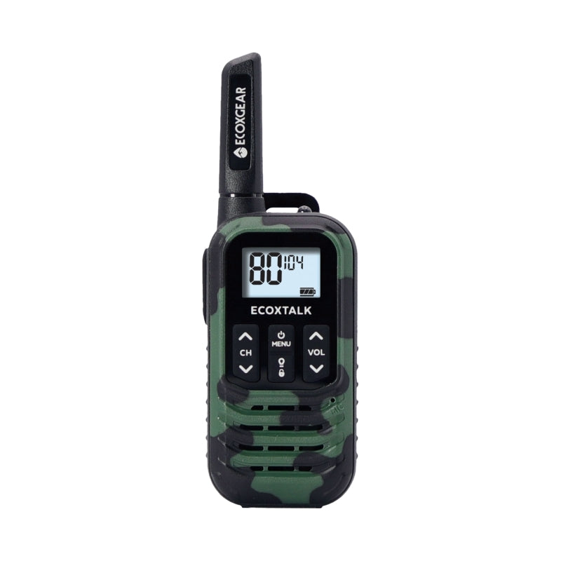 Ecox Uhf 0.5W 2 Pack Black/grncamo